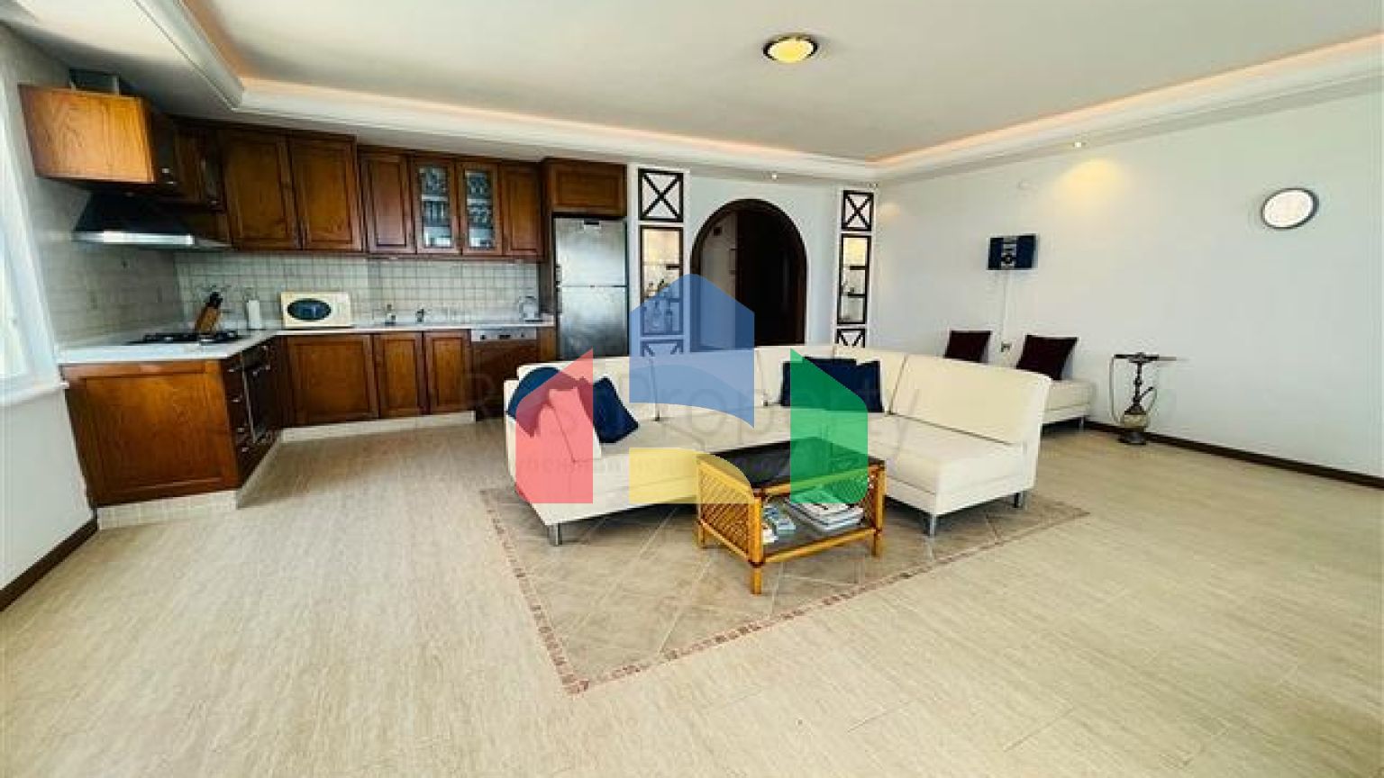 Квартира планировкой 3+1 с безупречным видом на Средиземное море