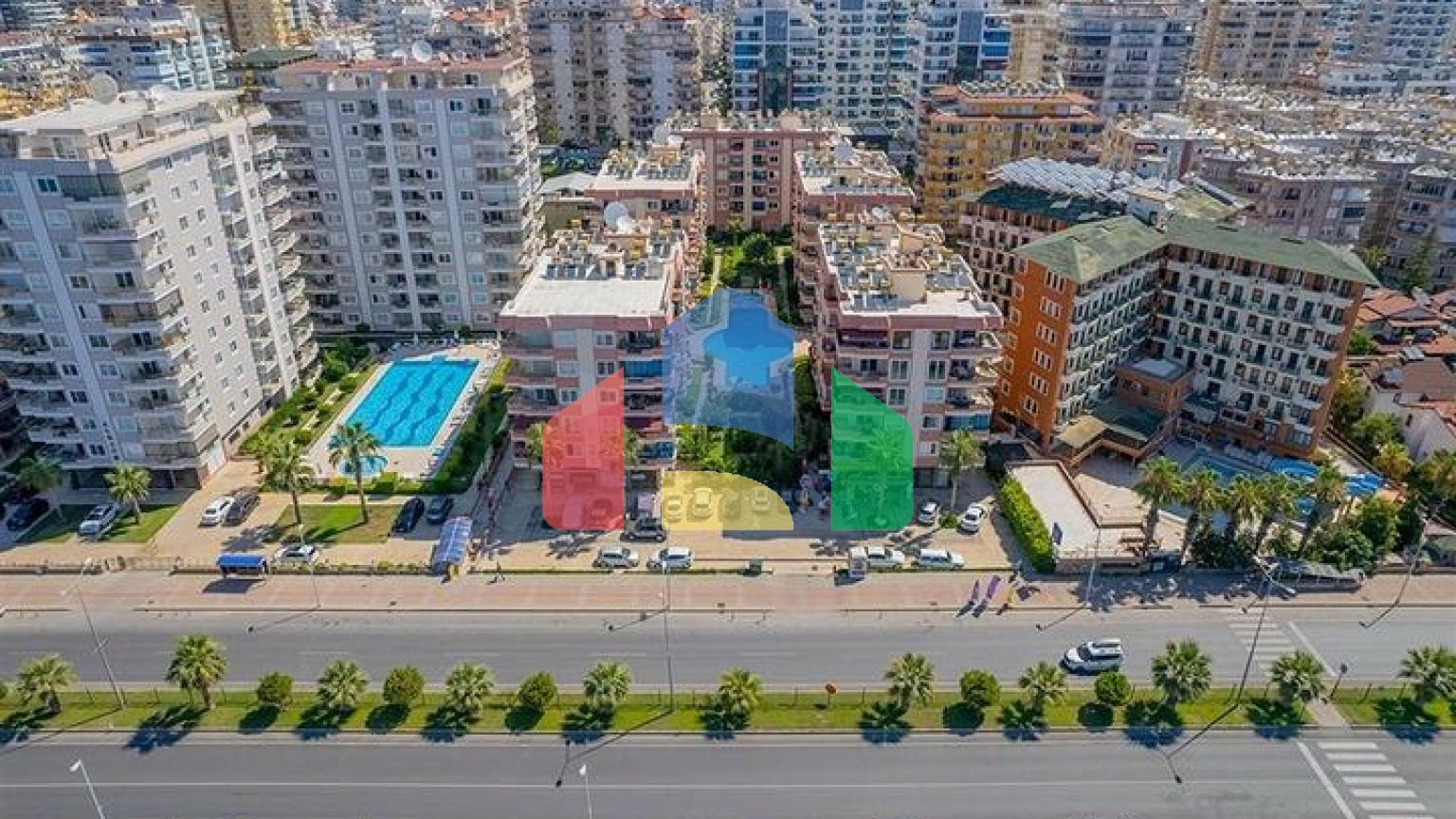 Квартира планировкой 3+1 с безупречным видом на Средиземное море