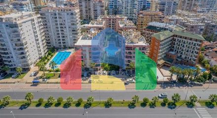 Квартира планировкой 3+1 с безупречным видом на Средиземное море