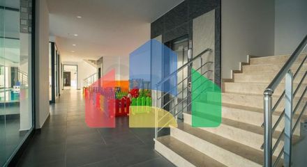 Меблированная квартира 1+1 с видом на море и на горы в районе Махмутлар