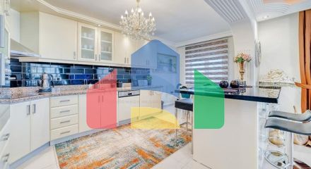 Квартира 3+1 в районе Махмутлар