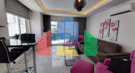 Квартира 2 + 1 з меблями в районі Махмутлар