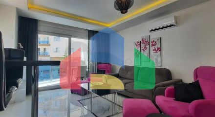 Квартира 2 + 1 з меблями в районі Махмутлар