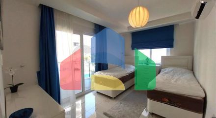 Квартира 2+1 с мебелью в районе Махмутлар