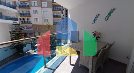 Квартира 2+1 с мебелью в районе Махмутлар