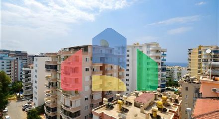 Квартира 1 + 1 в районі Махмутлар
