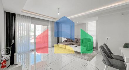 Просторная квартира 1+1 в районе Махмутлар