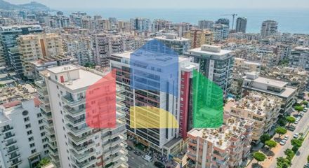 Просторная квартира 1+1 в районе Махмутлар