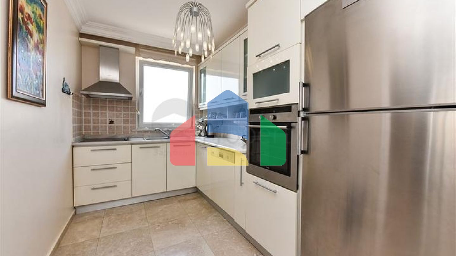 Просторная квартира 2+1 в 200 метрах от Средиземного моря