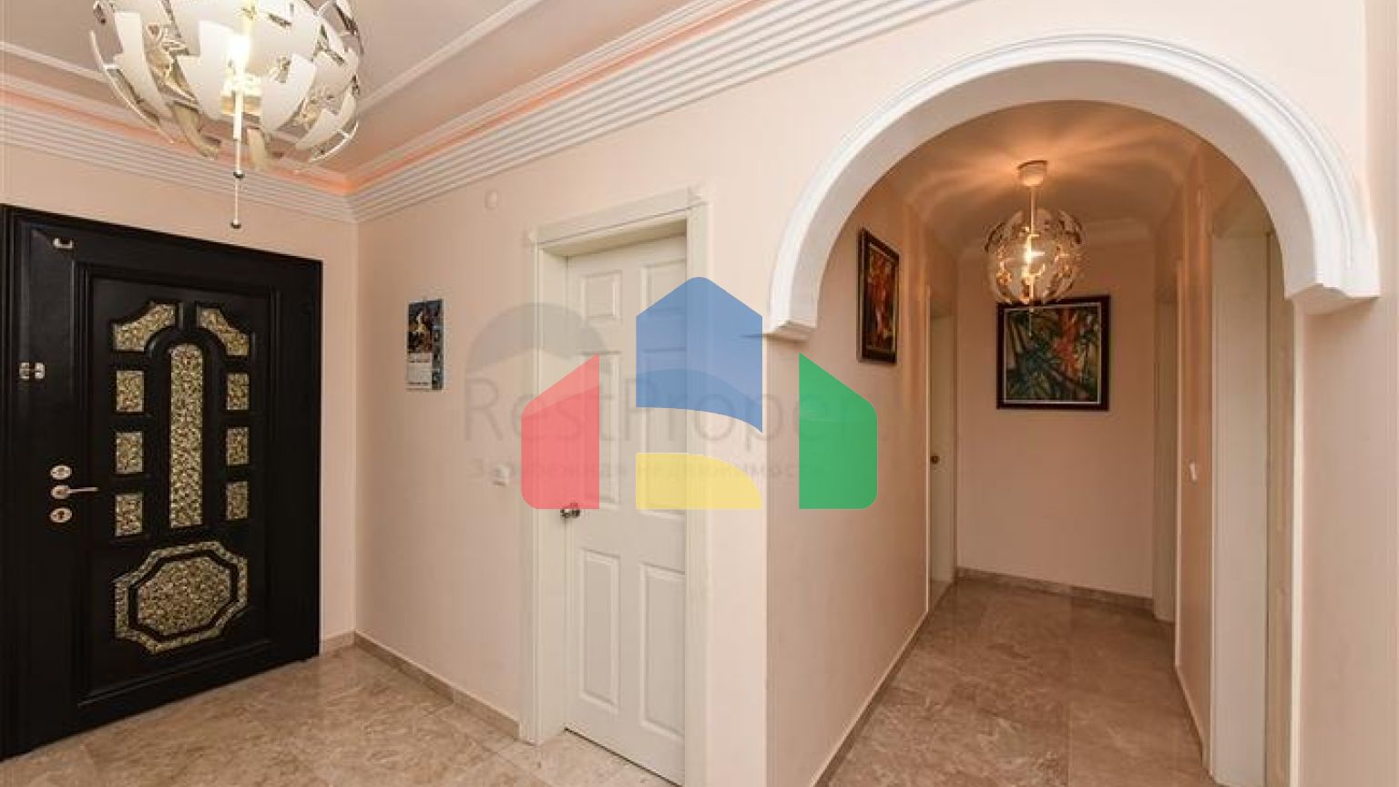 Просторная квартира 2+1 в 200 метрах от Средиземного моря