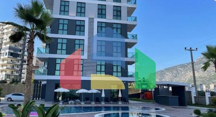 Двокімнатна квартира в районі Махмутлар