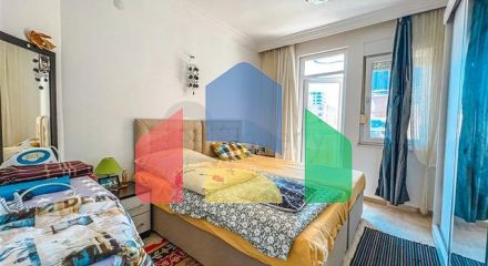 Furnished 2+1 apartment in Mahmutlar