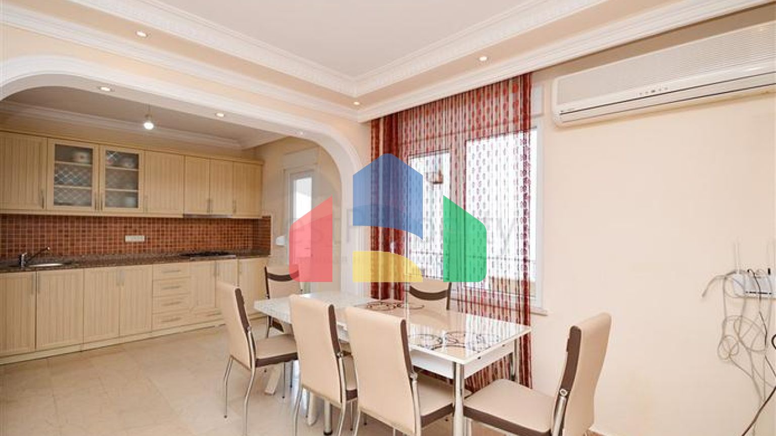 Апартаменты 4+1 в 50 метрах от Средиземного моря