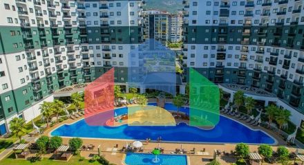 Квартира 1 + 1 в популярному житловому комплексі в районі Махмутлар