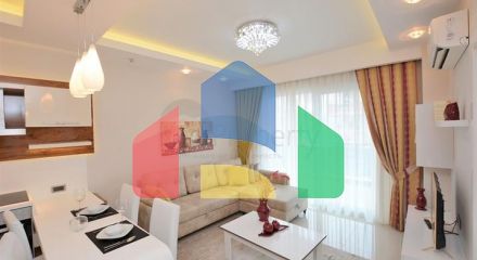 Двухкомнатная квартира в 200 метрах от моря в Махмутларе