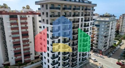Apartments in a new complex in the heart of Mahmutlar