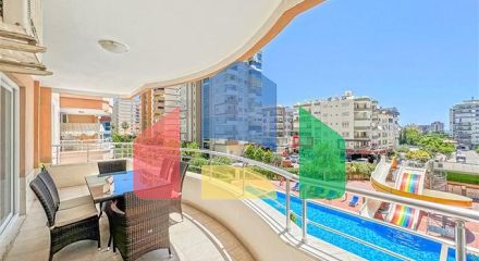 Затишна квартира 2 + 1 в районі Махмутлар