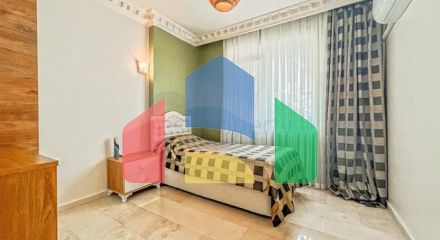 Затишна квартира 2 + 1 з меблями в Махмутларі