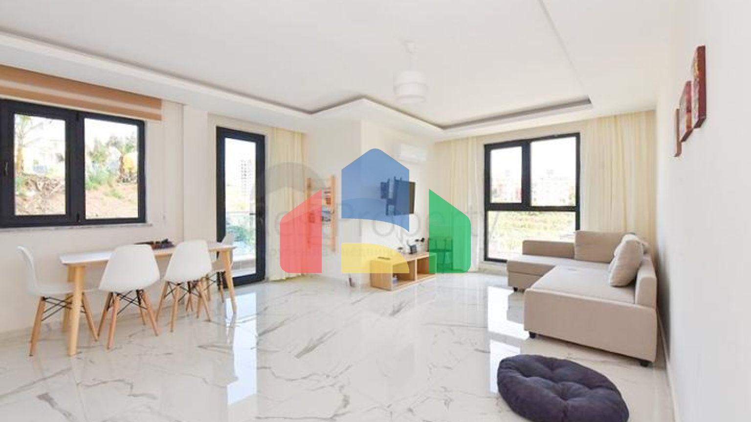 Квартира 1+1 с мебелью и техникой, в районе Махмутлар