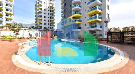 Квартира 1+1 с мебелью и техникой, в районе Махмутлар