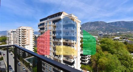 Квартира 2+1 с кладовой в районе Махмутлар