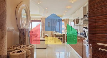 Просторная квартира 2+1 в 100м от моря