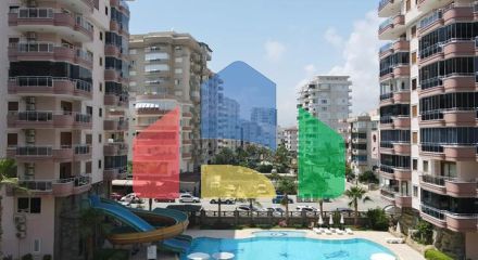 Просторная квартира 2+1 в 100м от моря