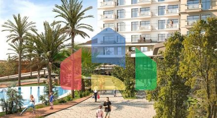One-bedroom apartment in a new complex in Mahmutlar district