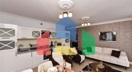 Красива квартира в резиденції біля моря в районі Махмутлар.