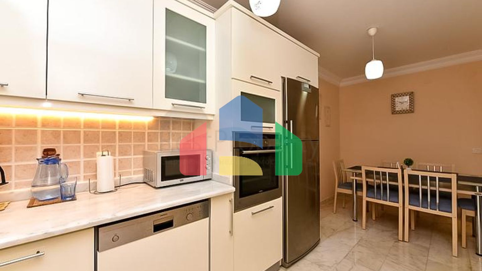 Меблированная квартира 2+1 в 150 м от моря