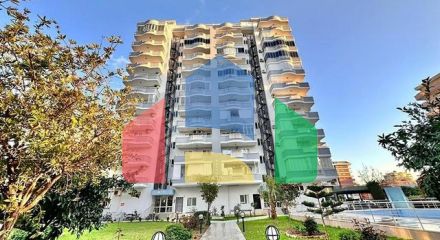 Меблированный пентхаус 4+1 в одном из жилых комплексов Махмутлара