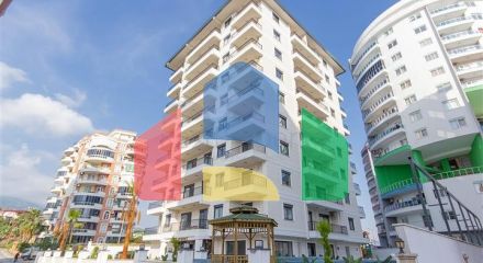 1+1 apartment with designer renovation in Mahmutlar district