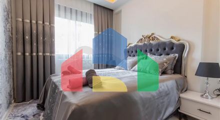 1+1 apartment with designer renovation in Mahmutlar district