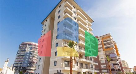 Квартира 1+1 с дизайнерским ремонтом в районе Махмутлар