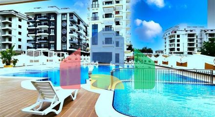 Новый квартира 1+1 в районе Махмутлар