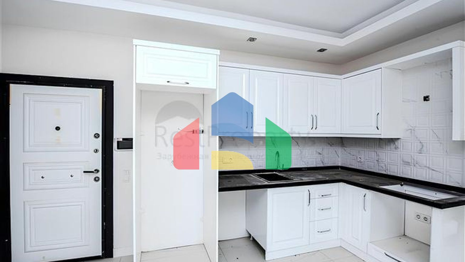 Новый квартира 1+1 в районе Махмутлар