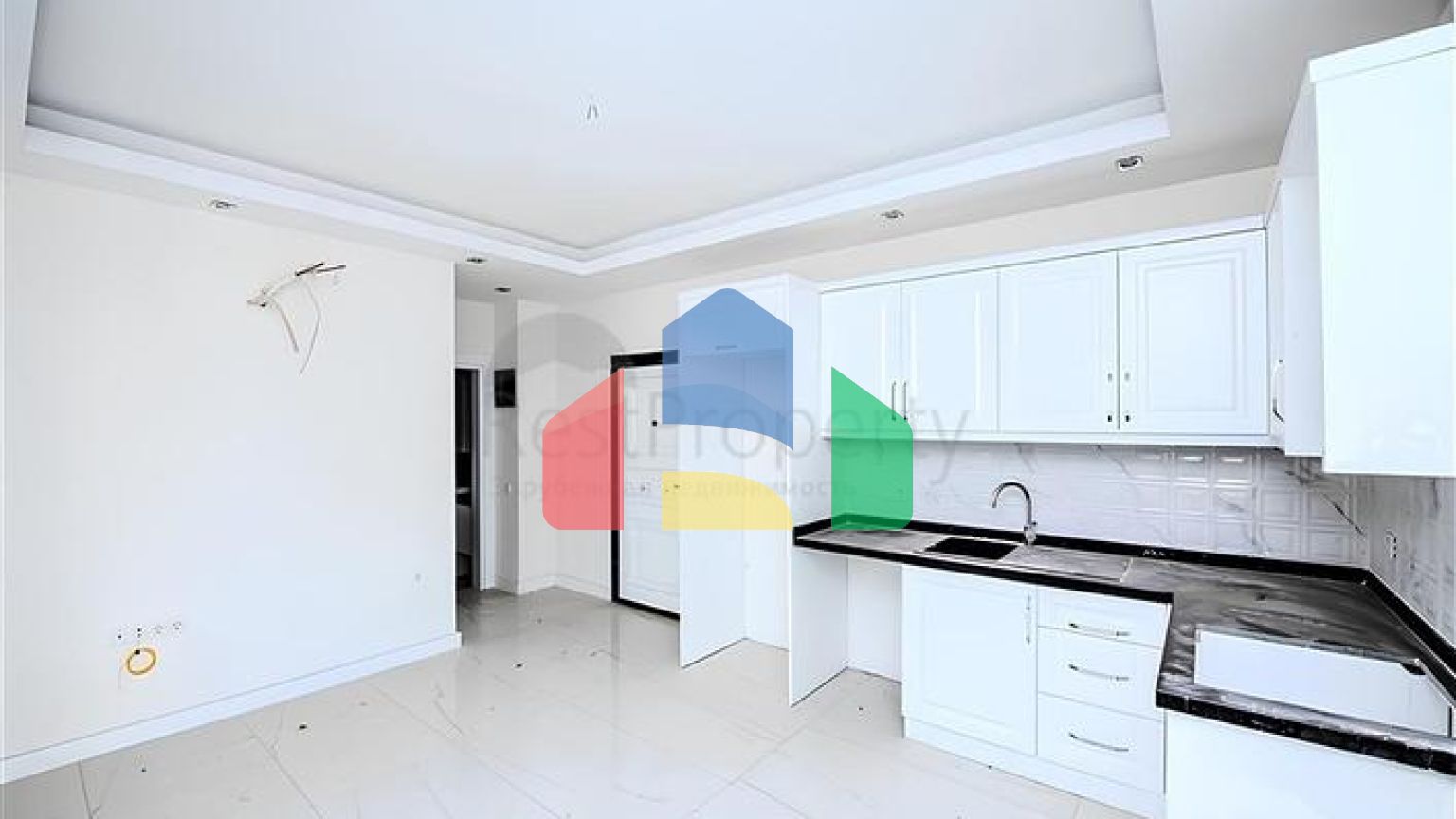 Новый квартира 1+1 в районе Махмутлар