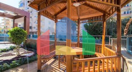 Spacious 2+1 apartment from the owner 400 meters from the sea in the Mahmutlar area