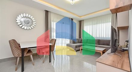 Трехкомнатная квартира в районе Махмутлар с видом на горы Трехкомнатная квартира в районе Махмутлар с видом на горы