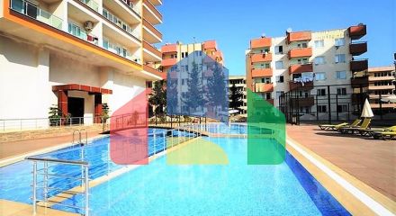 Furnished 1+1 apartment in Mahmutlar district