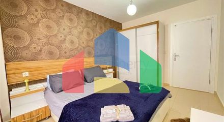 Просторная квартира 1+1 в комплексе со всей инфраструктурой у моря в Махмутлар