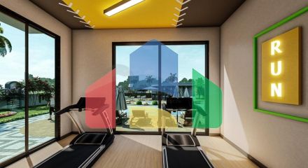 Квартира 1+1 в строящемся комплексе