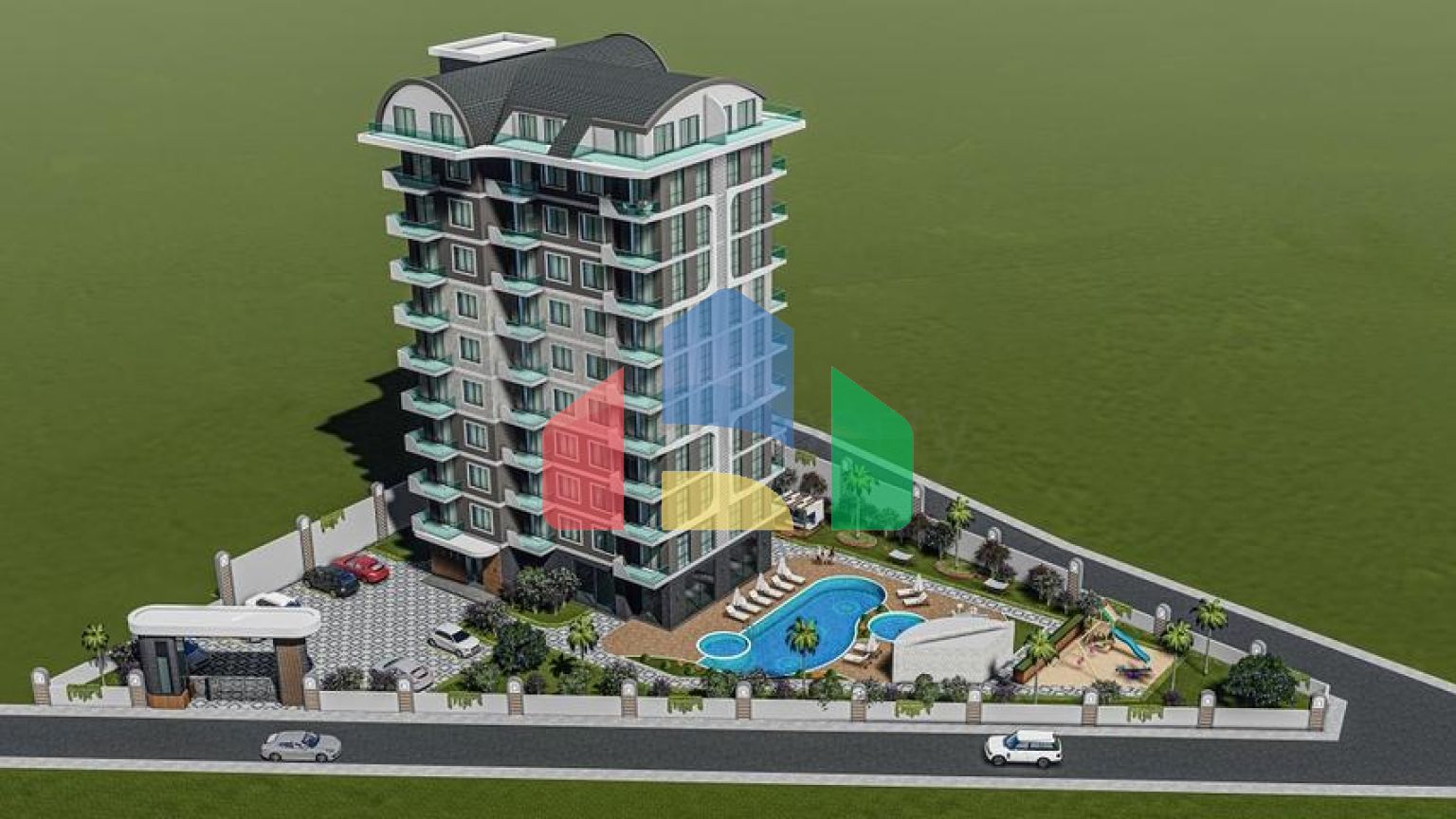 Квартира 1+1 в строящемся комплексе