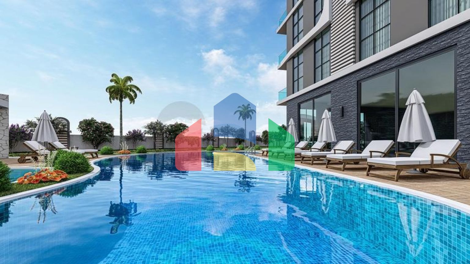 Квартира 1+1 в строящемся комплексе