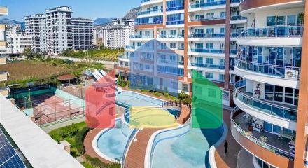 Furnished apartment in Mahmutlar district