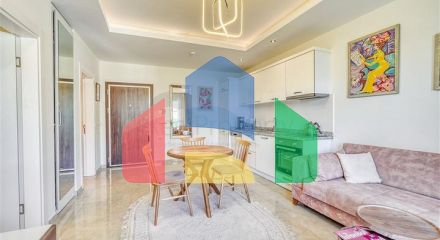 Furnished apartment in Mahmutlar district
