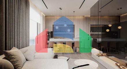 1+1 apartment in a luxury complex on the first coastline