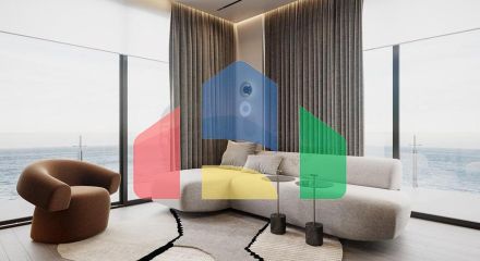 Квартира 1+1 в люкс комплексе на первой береговой линии