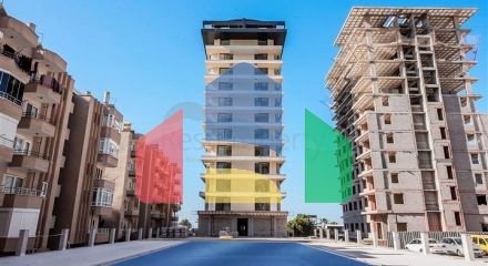 1+1 apartment in a luxury complex on the first coastline