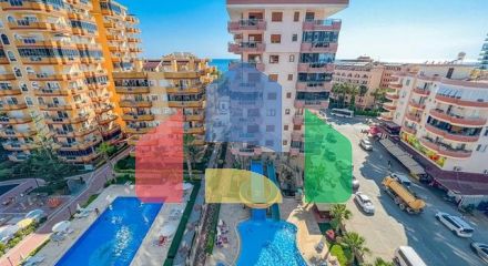 Просторная квартира 2+1 в районе Махмутлар